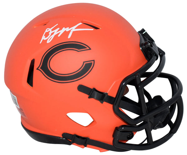 DJ MOORE AUTOGRAPHED CHICAGO BEARS RAVE SPEED MINI HELMET BECKETT