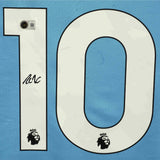 Rayan Cherki Signed Manchester City Soccer Jersey #10 with Beckett COA