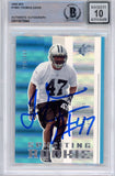 Thomas Davis Signed 2005 SPx #199A (Grade 10) BAS Slabbed 39927