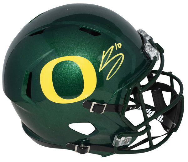 BO NIX AUTOGRAPHED OREGON DUCKS FULL SIZE SPEED HELMET BECKETT
