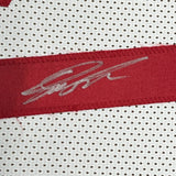 FRAMED Signed DOMINIQUE WILKINS 35x39 Atlanta White Jersey PSA COA