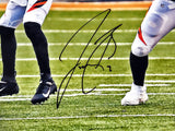 JOE BURROW AUTOGRAPHED 16X20 PHOTO CINCINNATI BENGALS FANATICS HOLO 215329