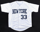 Jose Canseco Signed New York Yankees Jersey Inscribed "F*ck ARod" (JSA COA)