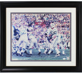 Joe Namath Signed New York Jets Framed 16x20 NFL Photo