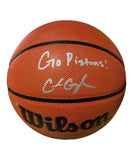 Cade Cunningham Autographed Wilson Basketball Go Pistons 41101