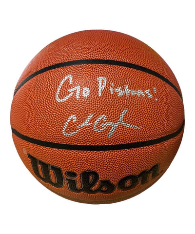 Cade Cunningham Autographed Wilson Basketball Go Pistons 41101