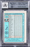 Maple Leafs Vincent Damphousse Signed 1990 Bowman #163 Card Auto 10! BAS Slabbed