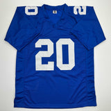 Autographed/Signed Janoris Jenkins Jackrabbit New York Blue Jersey JSA COA