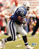 Marshall Faulk Autographed 8x10 Photo Indianapolis Colts Beckett BAS QR #BS32020