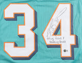 Ricky Williams Signed Dolphins Jersey "Hitting Holes & Smoking Bowls" (Beckett)