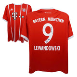Robert Lewandowski Signed Bayern Munich Home Soccer Jersey #9 with Beckett COA
