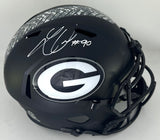 Packers LUKAS VAN NESS Signed Full Size '26 SALUTE Replica Speed Helmet AUTO JSA