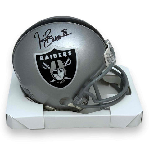 Tim Brown Autographed Signed Oakland Raiders Mini Helmet - Beckett