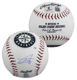 Mariners Julio Rodriguez Signed Seattle Mariners Logo OML Baseball BAS #BX68741