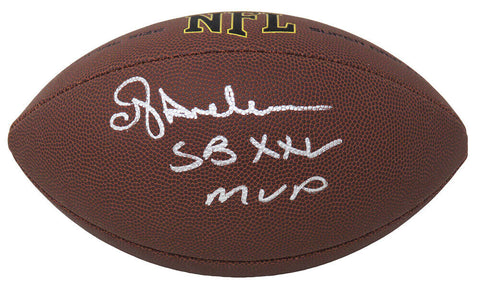 Ottis Anderson Signed Wilson Super Grip Full Size NFL Football w/SB XXV MVP