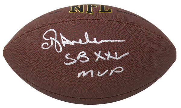Ottis Anderson Signed Wilson Super Grip Full Size NFL Football w/SB XXV MVP