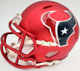 DESHAUN WATSON AUTOGRAPHED HOUSTON TEXANS BLAZE MINI HELMET BECKETT BAS 125279
