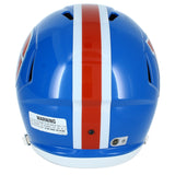 Bo Nix Autographed Denver Broncos 1975-96 Throwback Full Size Helmet Beckett