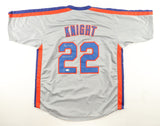 Ray Knight Signed 1986 New York Mets Jersey Inscribed "1986 W.S. M.V.P." / JSA