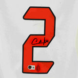 Cafu Signed AC Milan Away Soccer Jersey #2 with Beckett COA