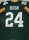 Packers JARRETT BUSH Signed Green Custom Replica Jersey W/ SB XLV Champ AUTO JSA
