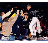 Roger Clemens Signed New York Yankees Unframed 16x20 MLB Photo w- "WS 99, Rocket