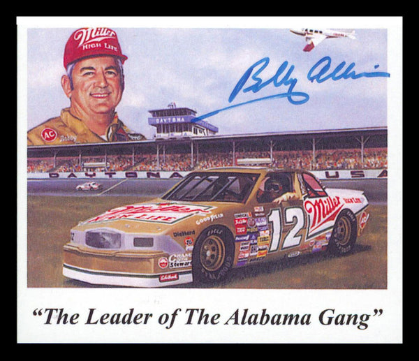 Bobby Allison NASCAR Authentic Signed 3.75x3.5 Postcard Autographed BAS
