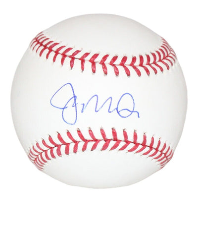 Joe Montana Autographed/Signed San Francisco 49ers OML Baseball FAN 41199