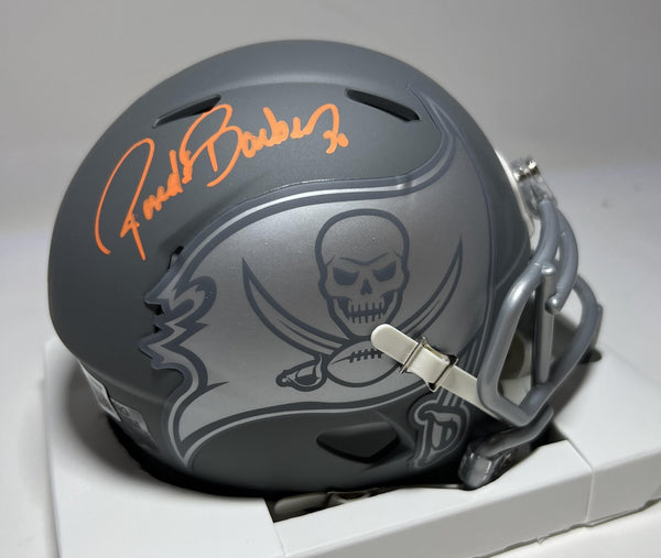 RONDE BARBER Signed Riddell Slate Mini Helmet - Tampa Bay Buccaneers NFL - BAS