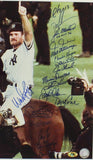 John Wetteland, David Cone + 25 Signed NY Yankees Framed 16x20 MLB Photo