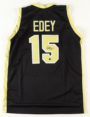 Zach Edey Signed Purdue Boilermakers Jersey (Beckett) 2024 Memphis #1 Draft Pick