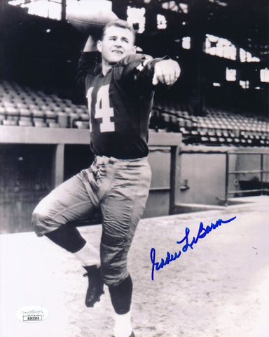 Eddie LeBaron Autographed 8x10 Photo Washington Redskins JSA