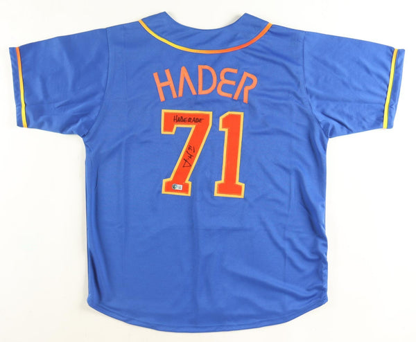 Josh Hader Signed Houston Astros Space City Connect Jersey "Haderade" (Beckett)