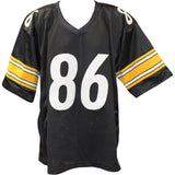 Hines Ward Autographed/Signed Pro Style sz XL Jersey Beckett Witness 50283