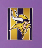 Justin Jefferson Signed Minnesota Vikings 35x43 Framed Jersey (Beckett) Receiver