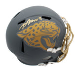 Brian Thomas Jr Signed Jacksonville Jaguars Speed Full Size Slate NFL Helmet