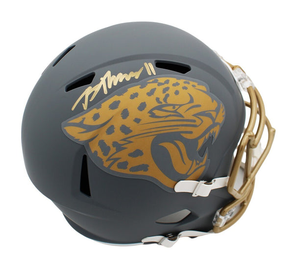 Brian Thomas Jr Signed Jacksonville Jaguars Speed Full Size Slate NFL Helmet