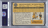 Giants Willie McCovey 1960 Topps #316 Card Graded EX-5 PSA Slabbed
