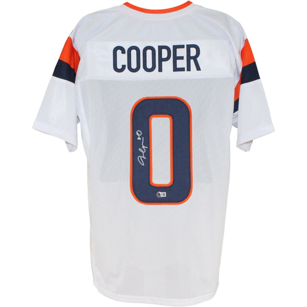 Jonathon Cooper Autographed/Signed Pro Style XL White Jersey Beckett WIT 52834