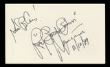 Ray Mancini "God Bless! Boom Boom" Authentic Signed 3x5 Index Card BAS #BL96572