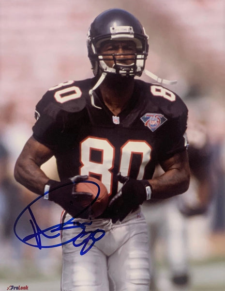 Atlanta Falcons Receiver ANDRE "Bad Moon" RISON Signed 8x10 Photo #1 AUTO