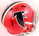 Deion Sanders Autographed Atlanta Falcons 66-69 F/S Speed Helmet-Beckett W Holo