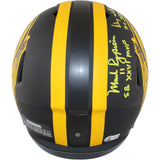 Williams Rypien Riggins Signed Washington Redskins F/S Eclipse Helmet BAS 51888