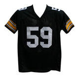 Jack Ham Autographed/Signed Pro Style Black XL Jersey HOF Beckett 35511