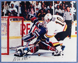 Rangers Mike Richter Authentic Signed 16x20 Framed Horizontal Photo JSA #AS95463
