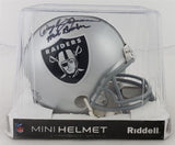 Daryle Lamonica "Mad Bomber" Signed Oakland Raiders Mini Helmet (JSA COA)