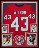 FRAMED TOM WILSON WASHINGTON CAPITALS AUTOGRAPHED SIGNED JERSEY JSA COA