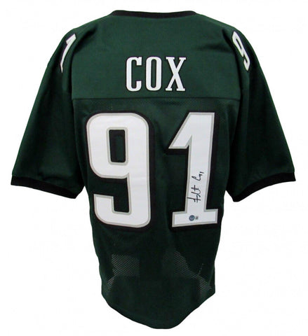 Fletcher Cox Signed Philadelphia Eagle Jersey (Beckett Hologram) 4xPro Bowl D.E.