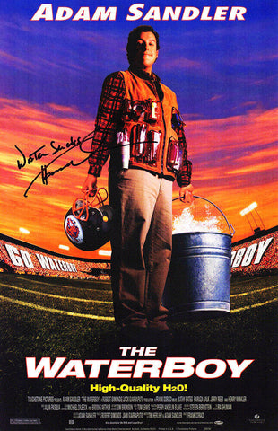 Henry Winkler Signed The Waterboy 11x17 Movie Poster w/Water Sucks - SCHWARTZ