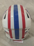 TAYLOR LEWAN SIGNED TENNESSEE (HOUSTON) OILERS F/S SPEEDFLEX HELMET BECKETT QR